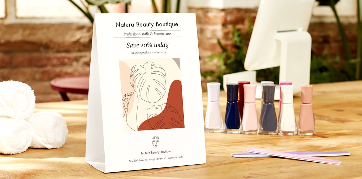 Table Tents Cards, Tent card designs and printing Vistaprint